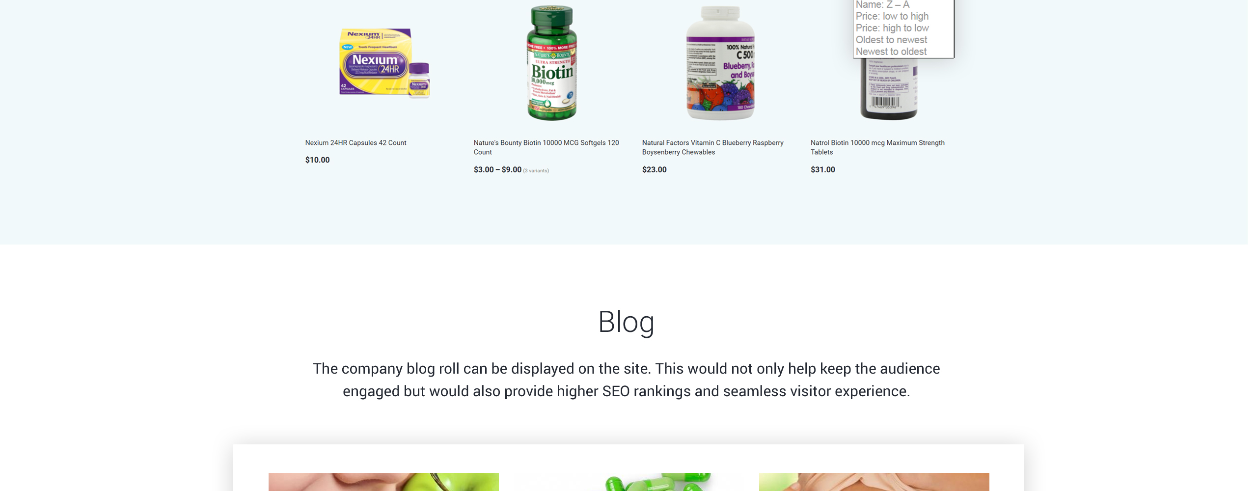аптека shopify тема