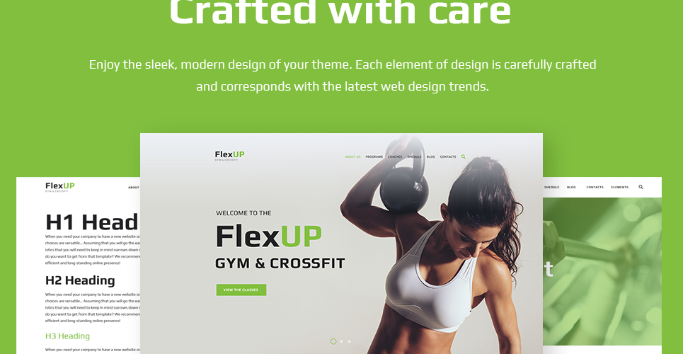 тема crossfit wordpress
