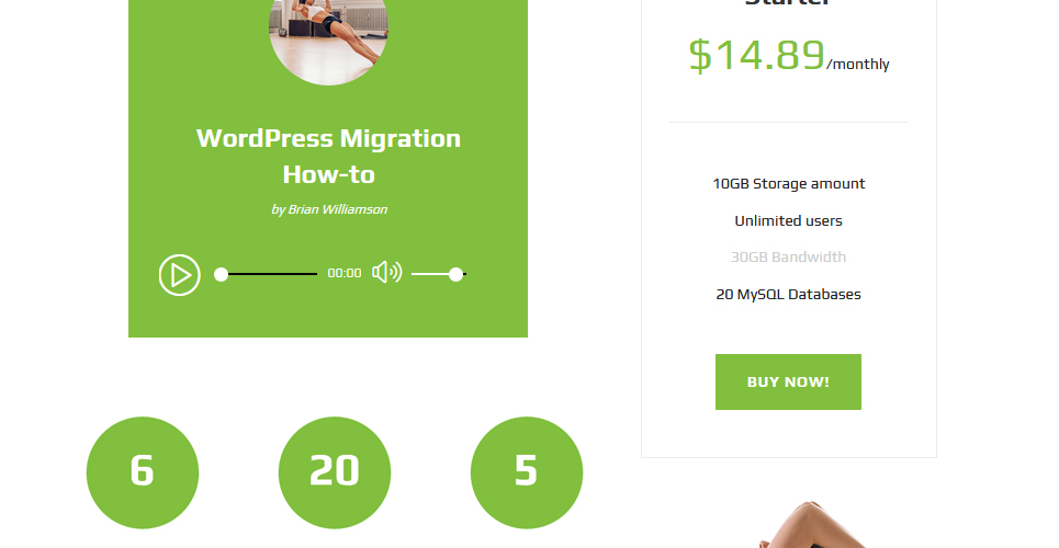 тема crossfit wordpress