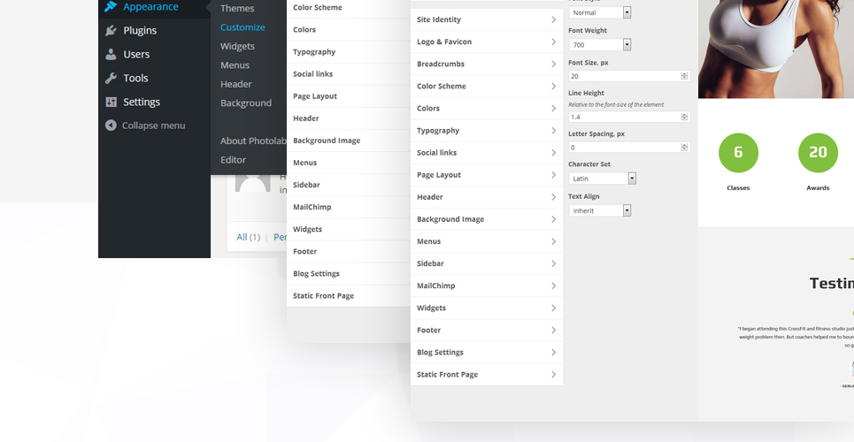 тема crossfit wordpress