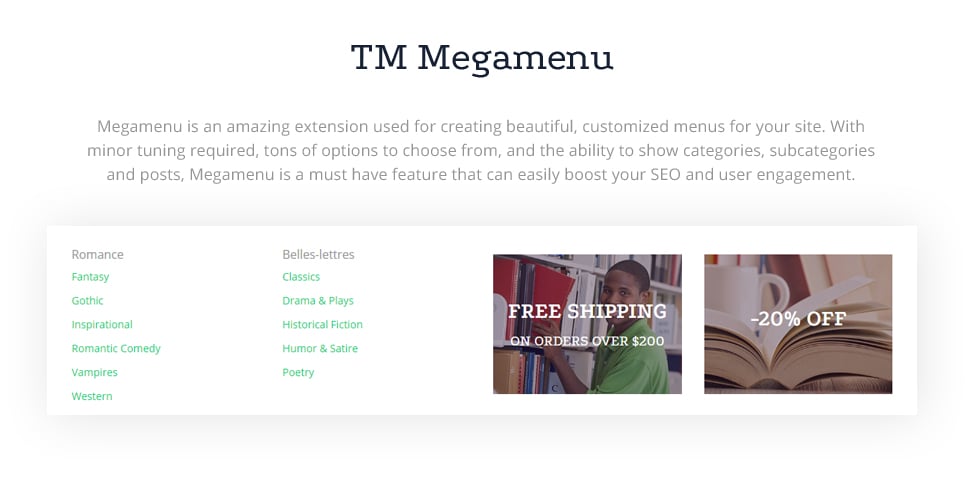 книжный магазин prestashop тема