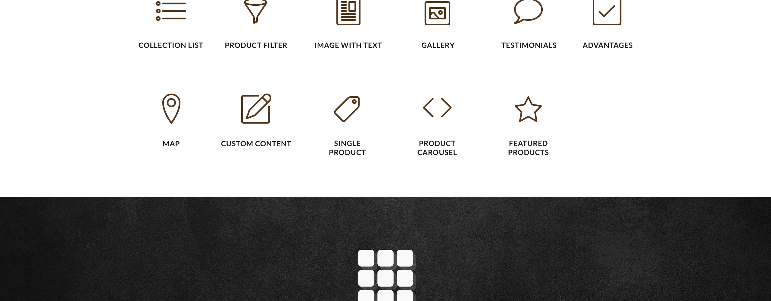 tile stone отзывчивая тема shopify