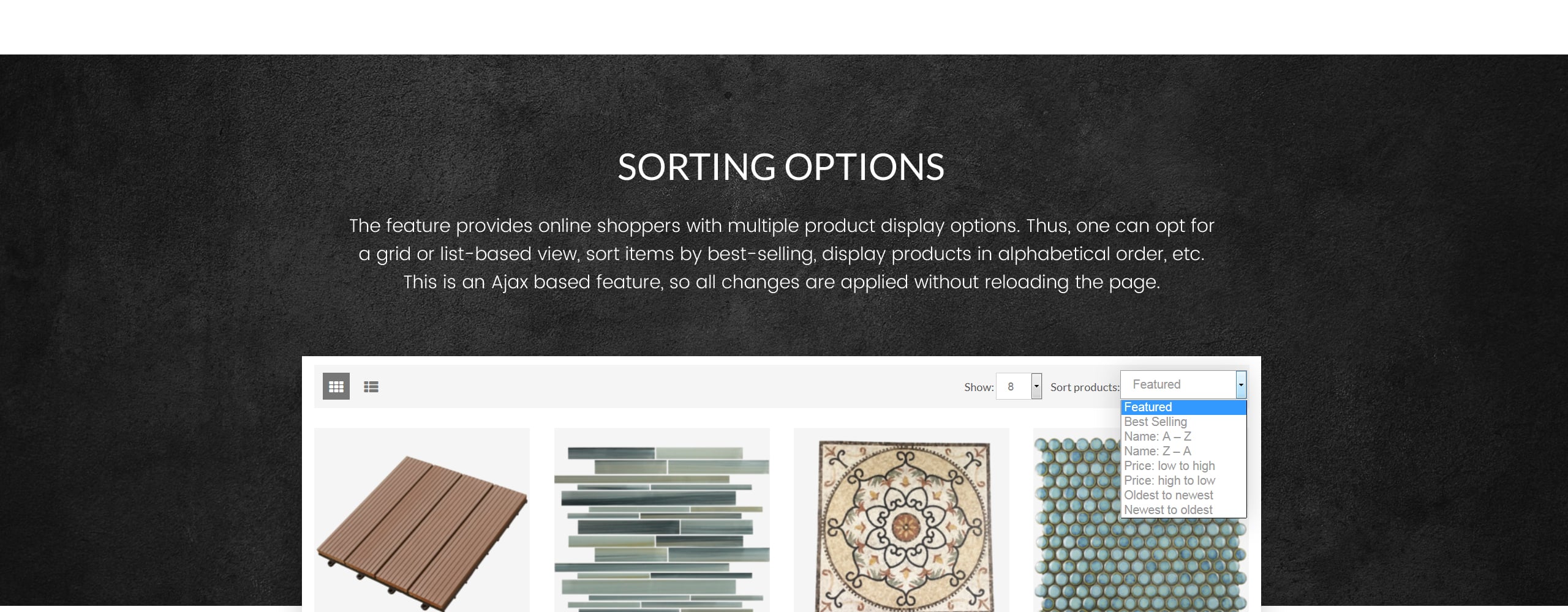 tile stone отзывчивая тема shopify