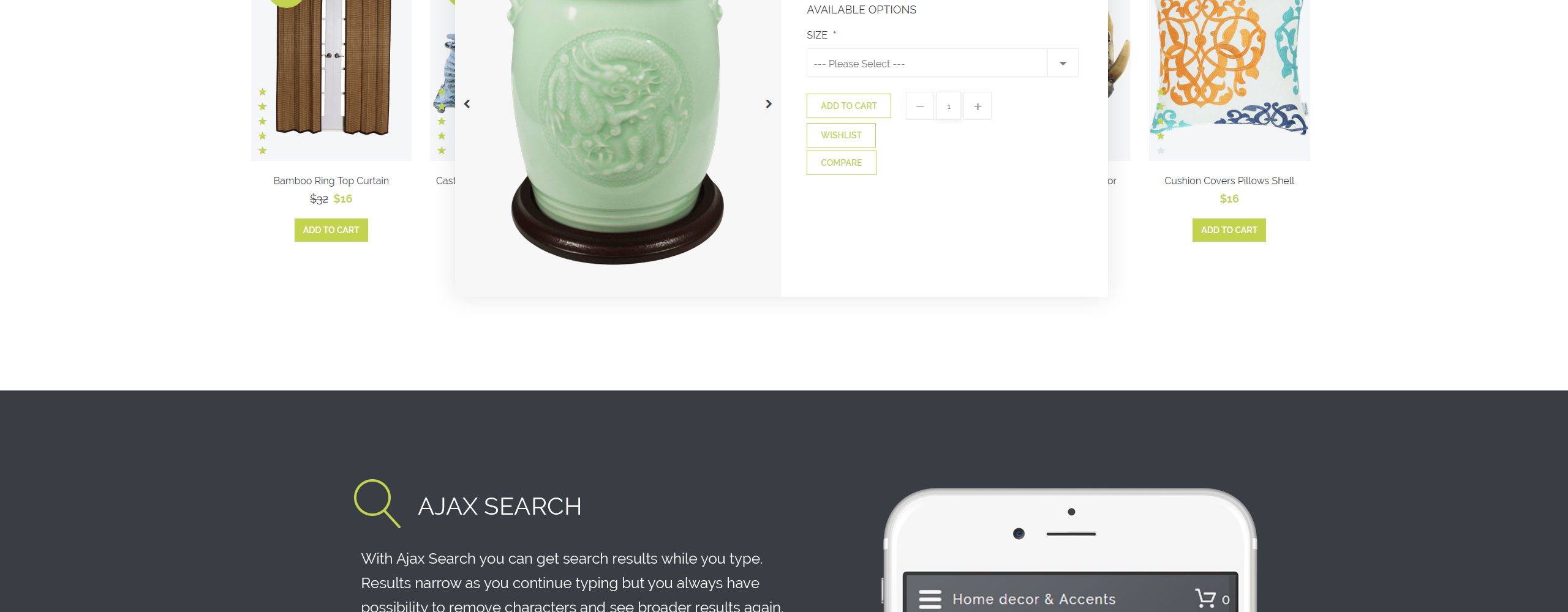 home decor отзывчивый шаблон opencart