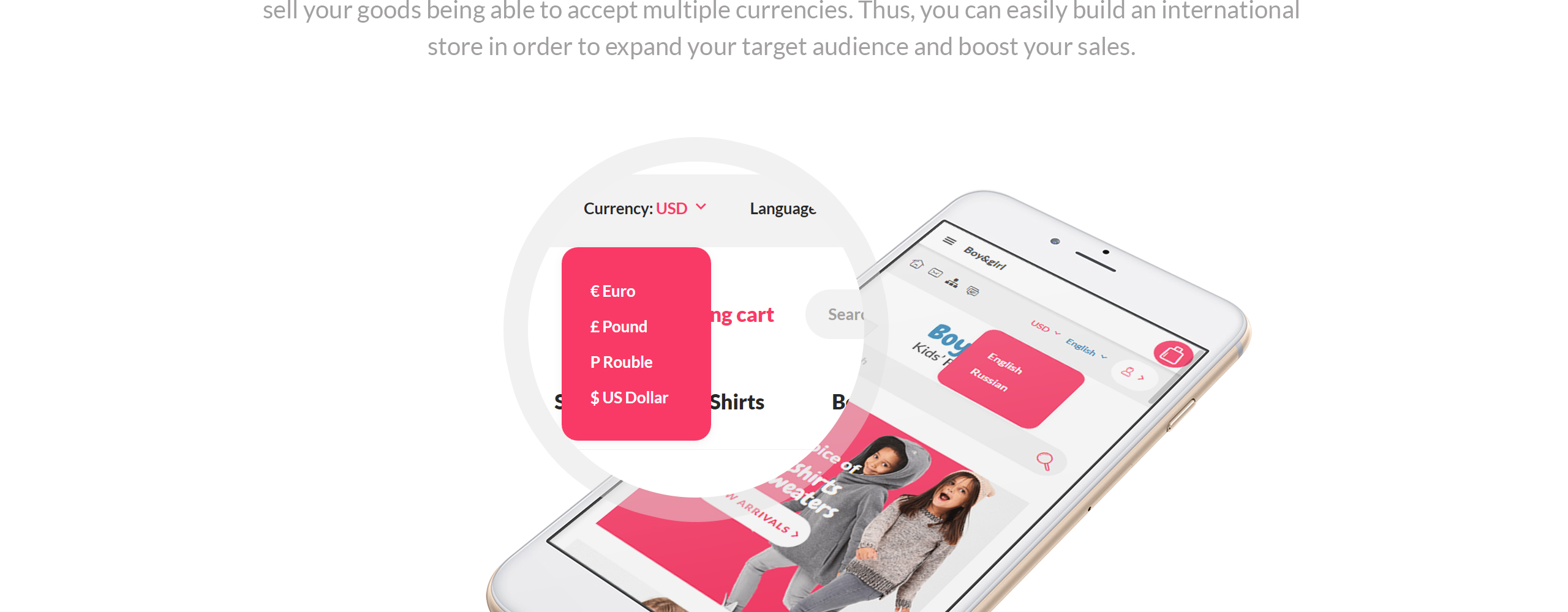 модный магазин отзывчивый шаблон opencart