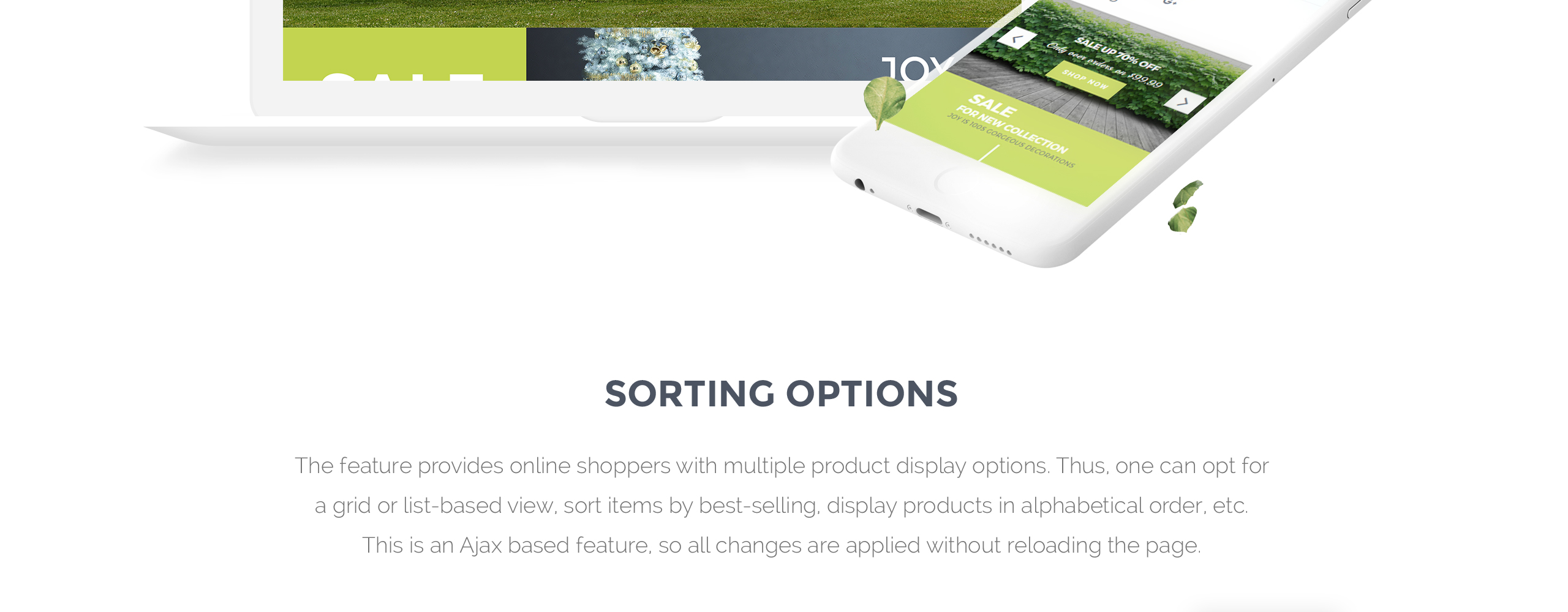 дизайн сада отзывчивая тема shopify