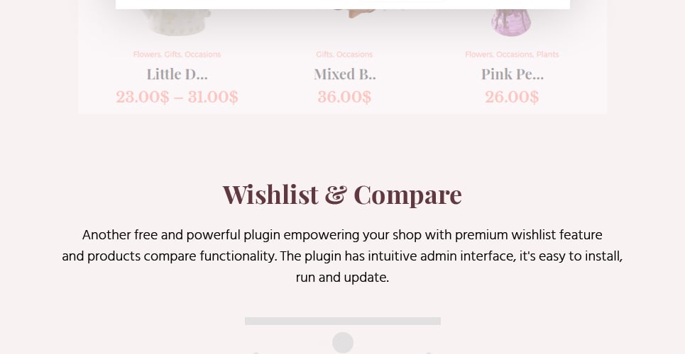 цветочный магазин woocommerce тема
