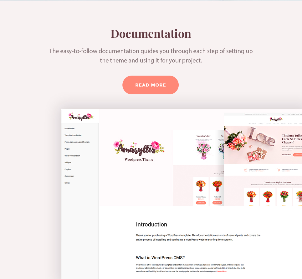 цветочный магазин woocommerce тема