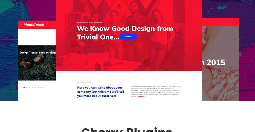 веб - дизайн студия отзывчивая тема wordpress