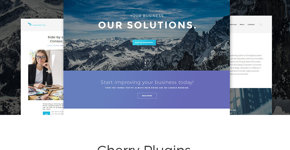 корпоративная тема wordpress inc
