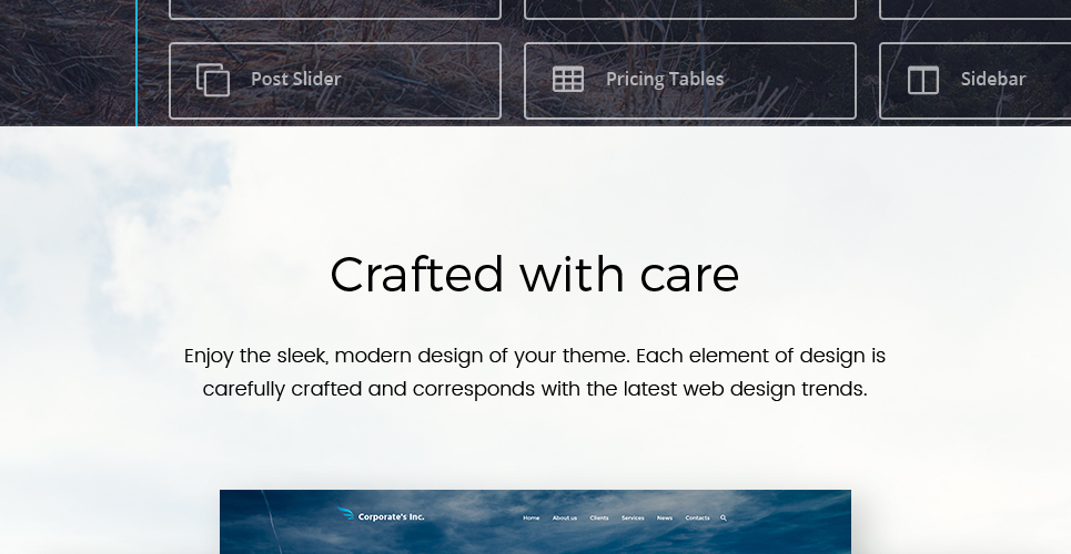 корпоративная тема wordpress inc