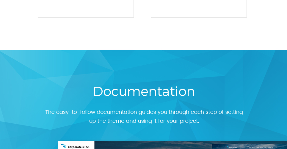 корпоративная тема wordpress inc
