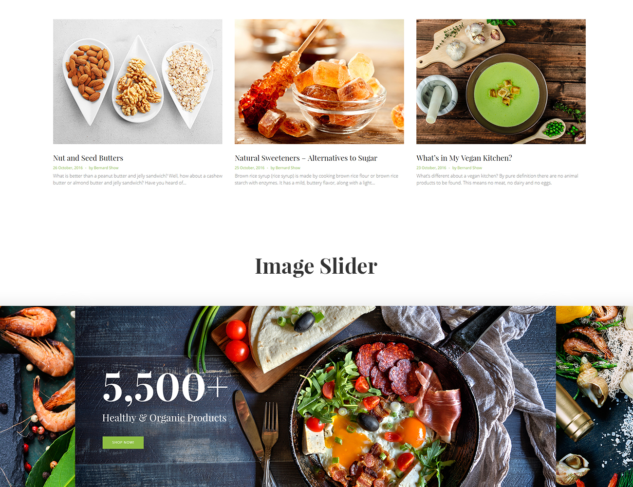 магазин здоровой пищи magento theme
