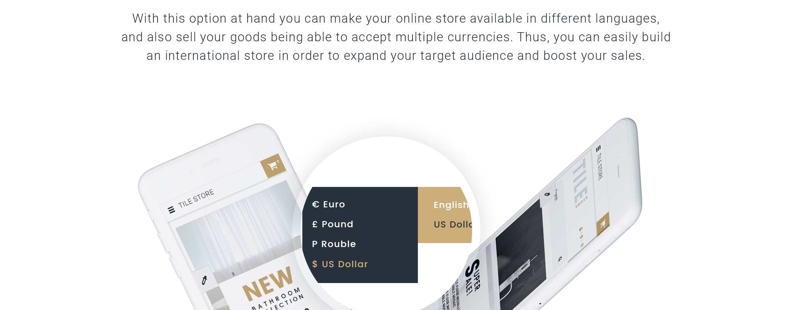 отзывчивый шаблон opencart tile &amp; stone responsive