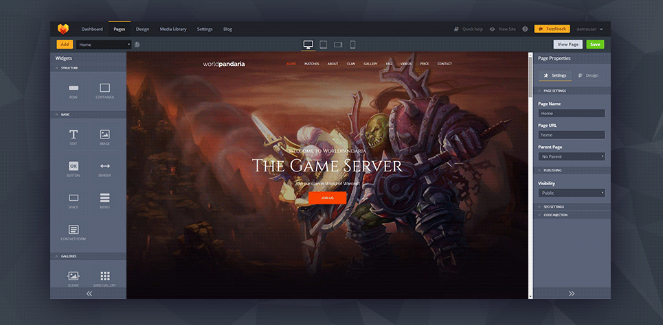игровой портал premium moto cms 3 шаблон