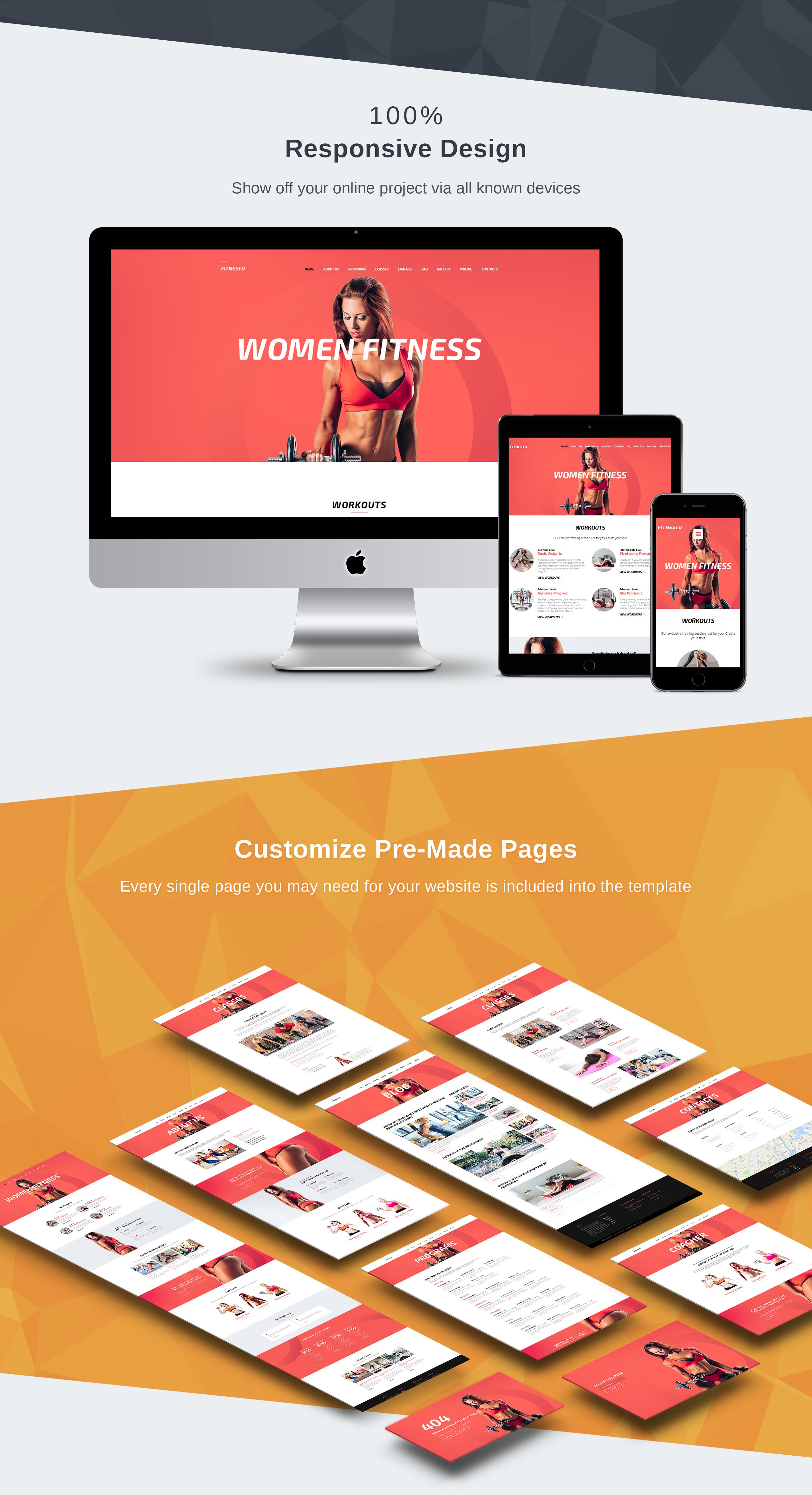 fitness &amp; gym premium moto cms 3 шаблон