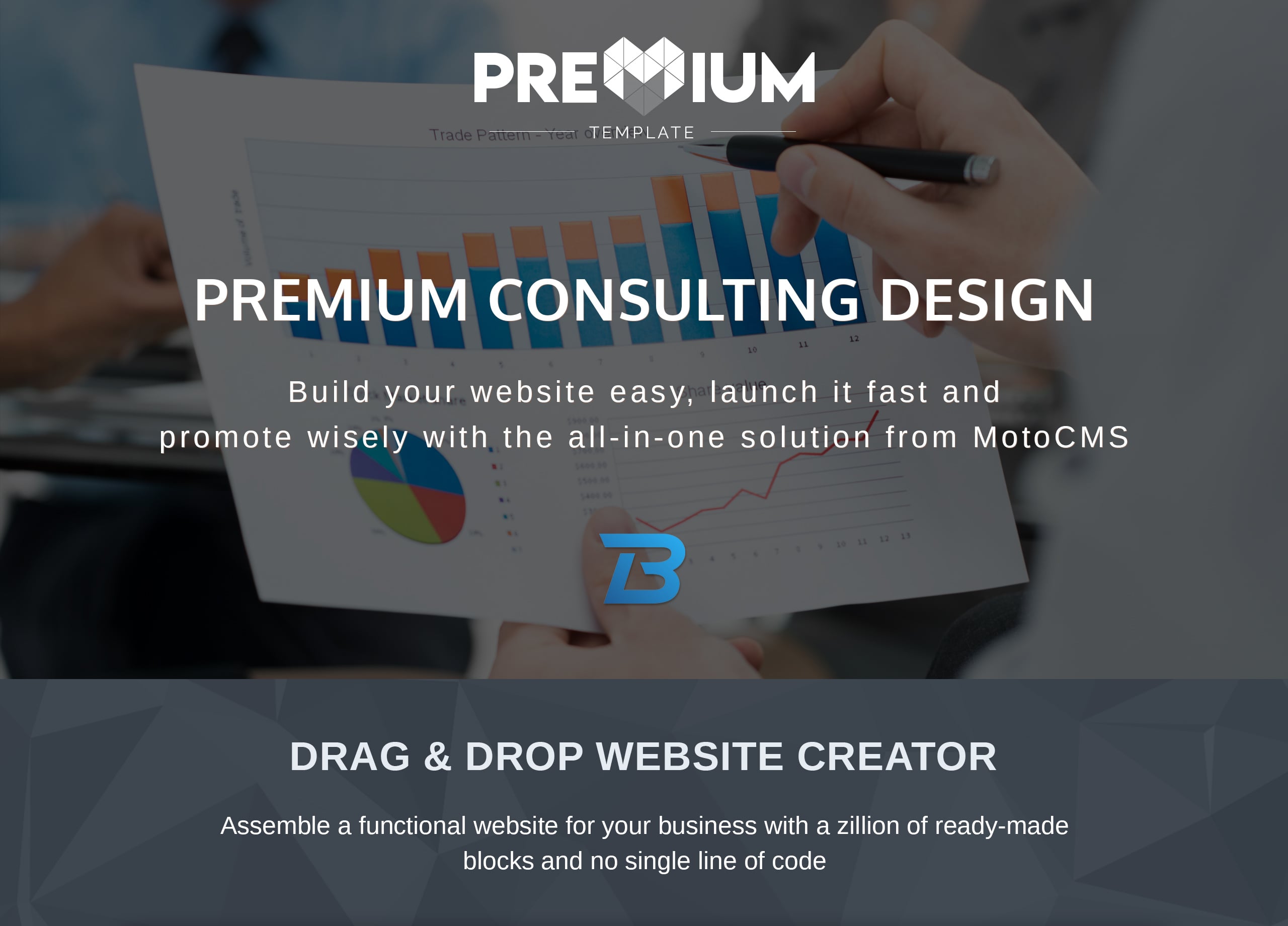 finance &amp; consulting premium moto cms 3 шаблон