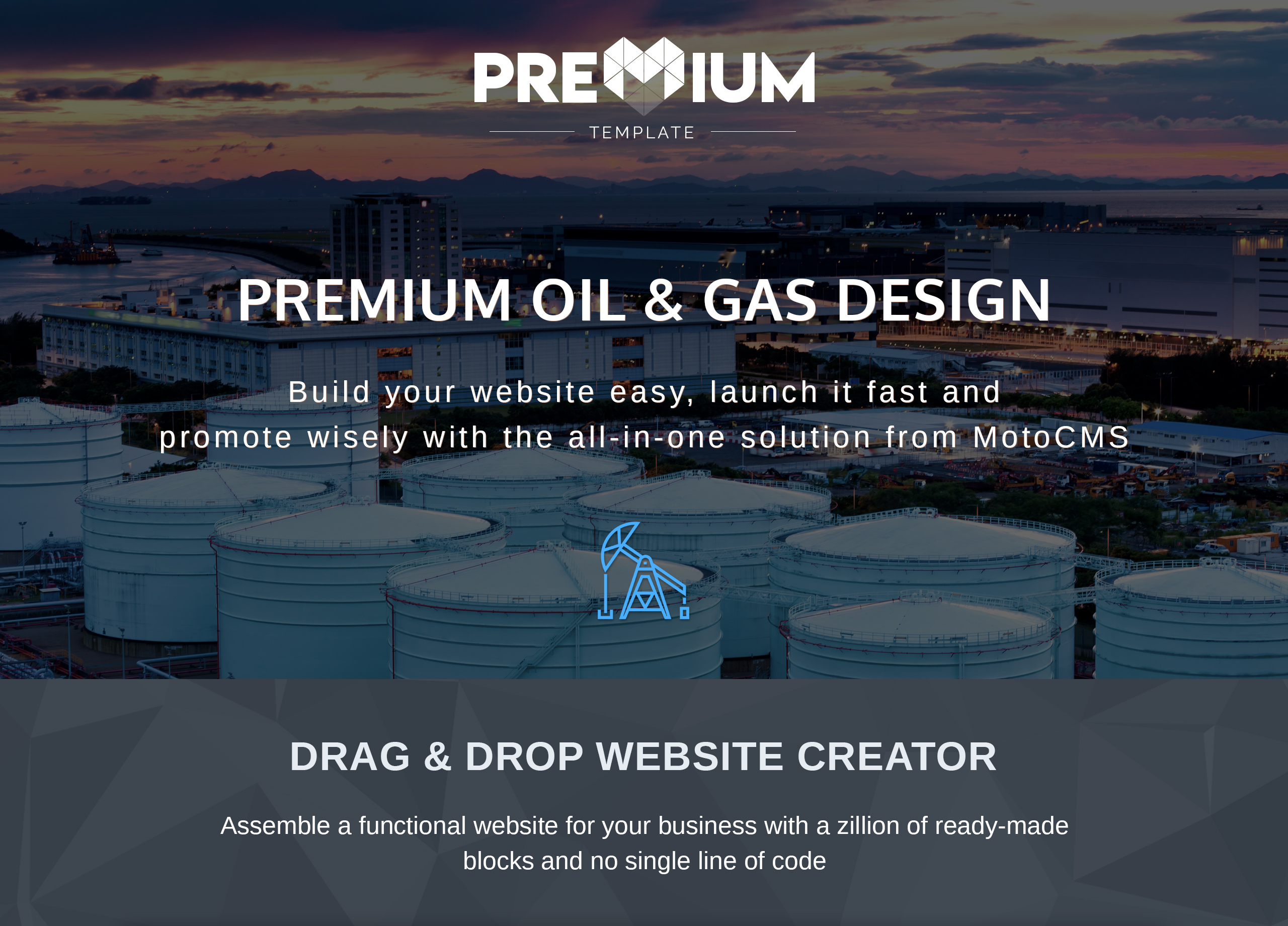 нефтегазовая компания premium moto cms 3 шаблон