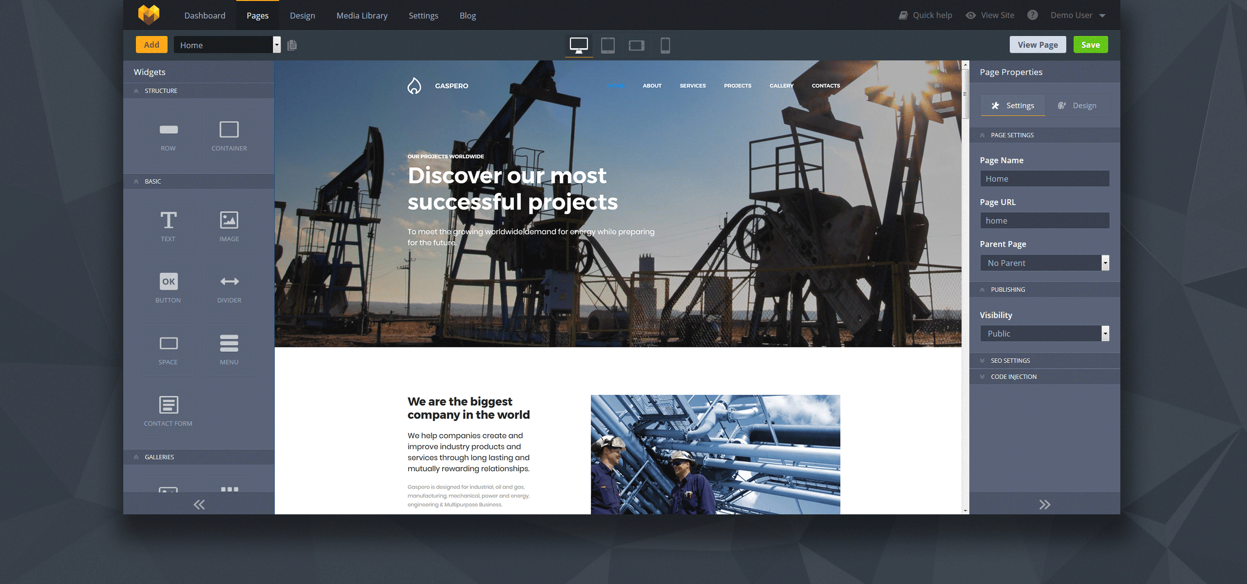 нефтегазовая компания premium moto cms 3 шаблон