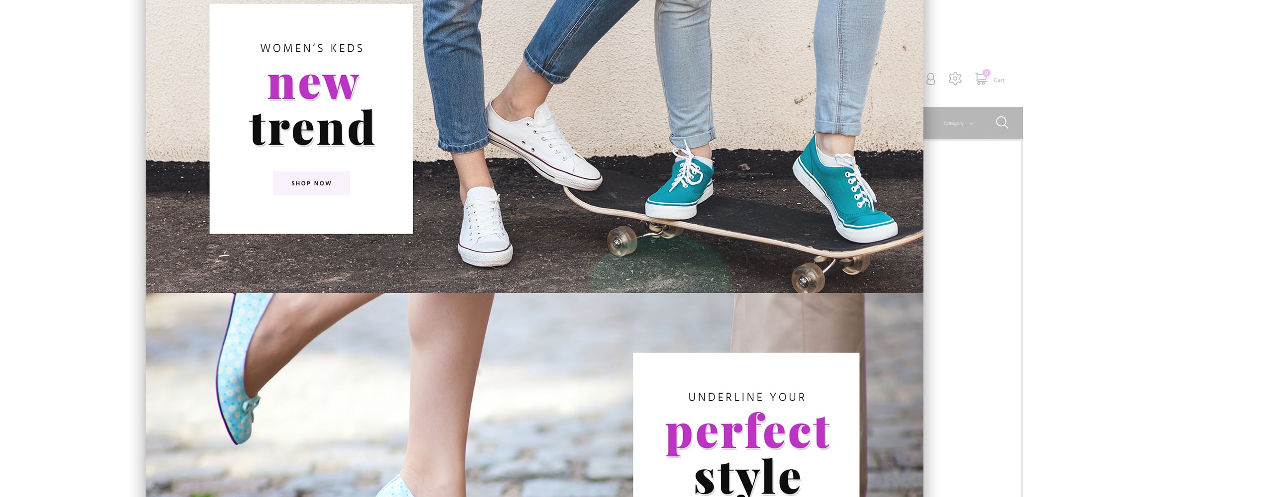 тема shoeger prestashop