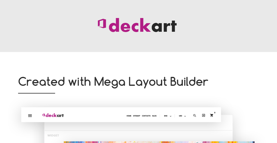 deckart отзывчивая тема prestashop