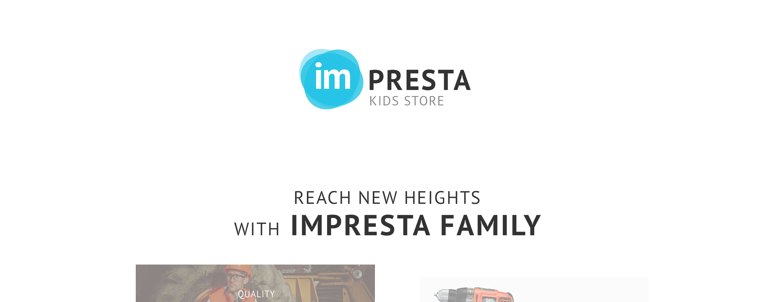 детский магазин prestashop тема