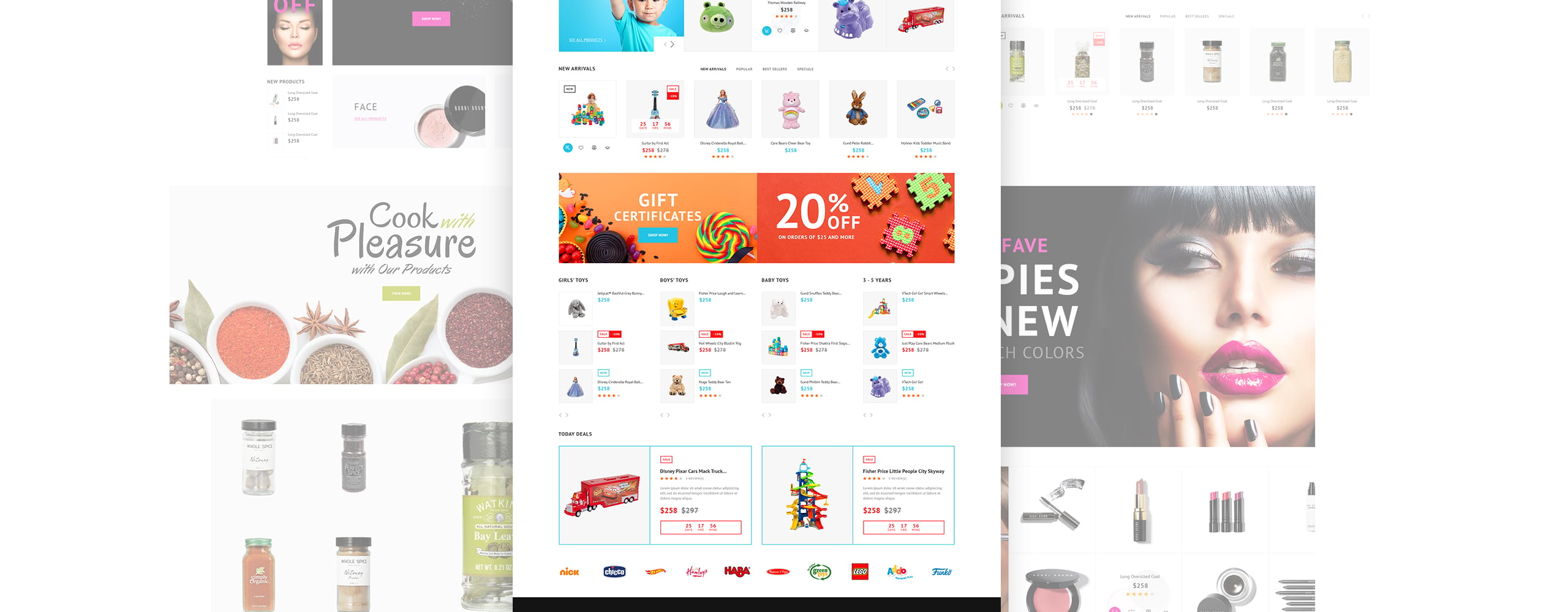 детский магазин prestashop тема