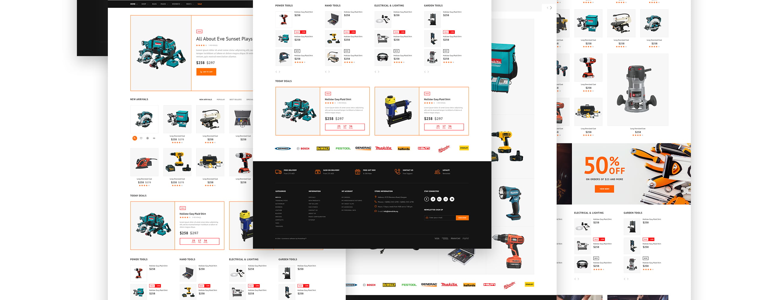 impresta tools prestashop тема