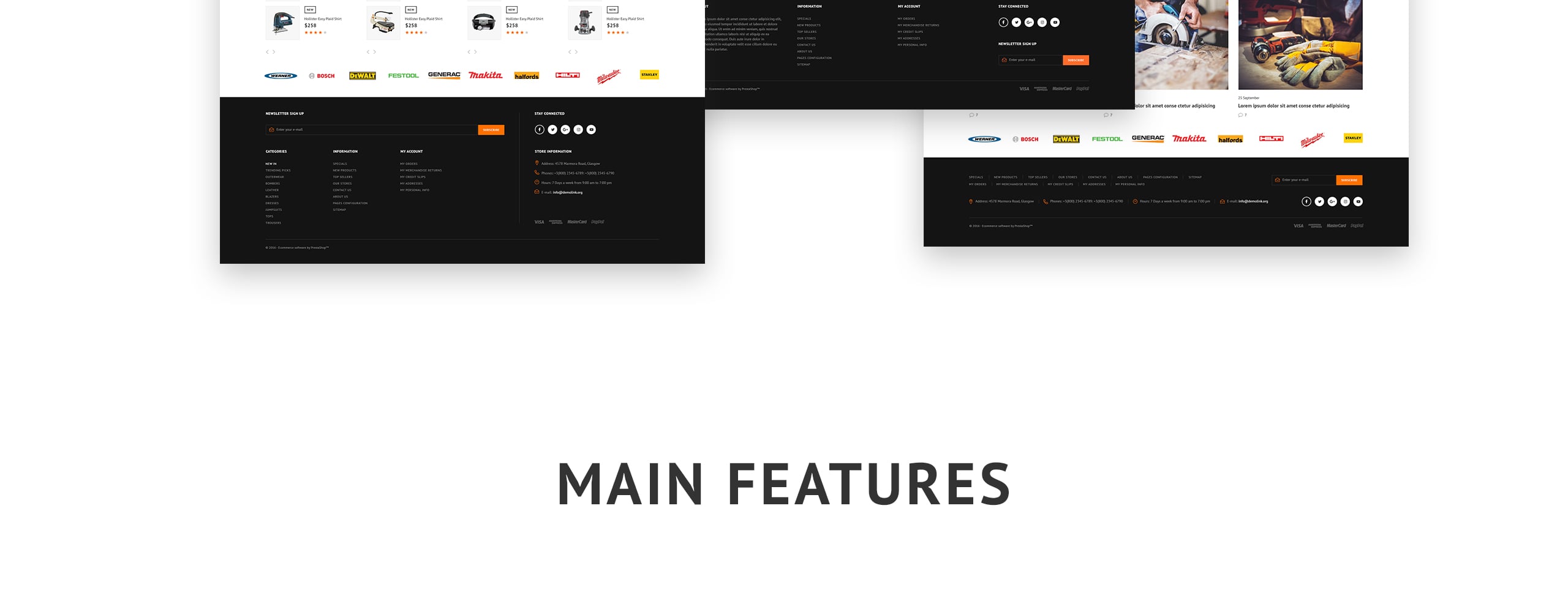 impresta tools prestashop тема