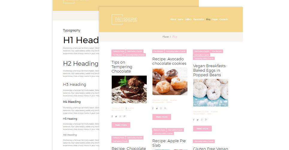cakery отзывчивая тема wordpress