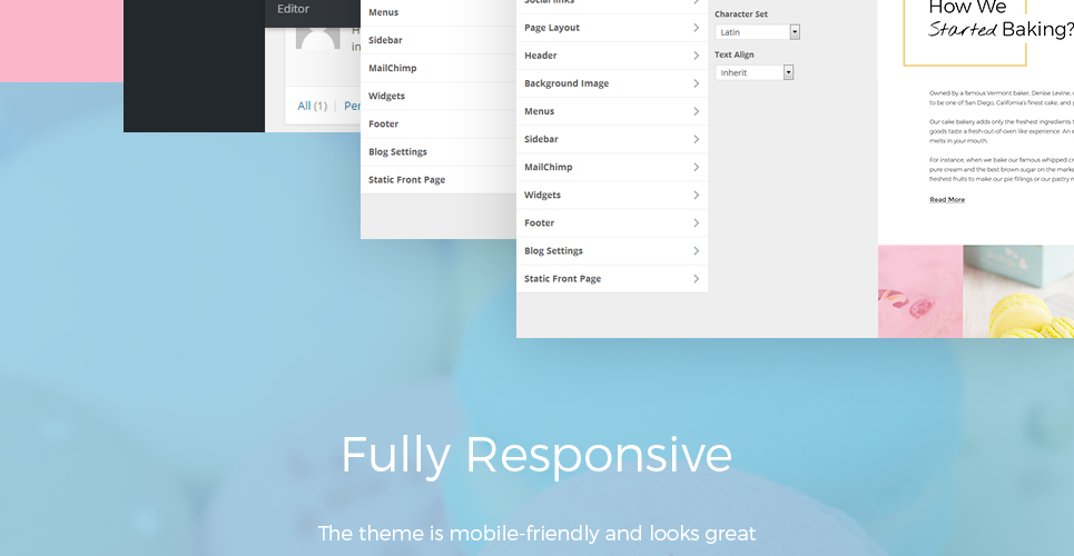 cakery отзывчивая тема wordpress