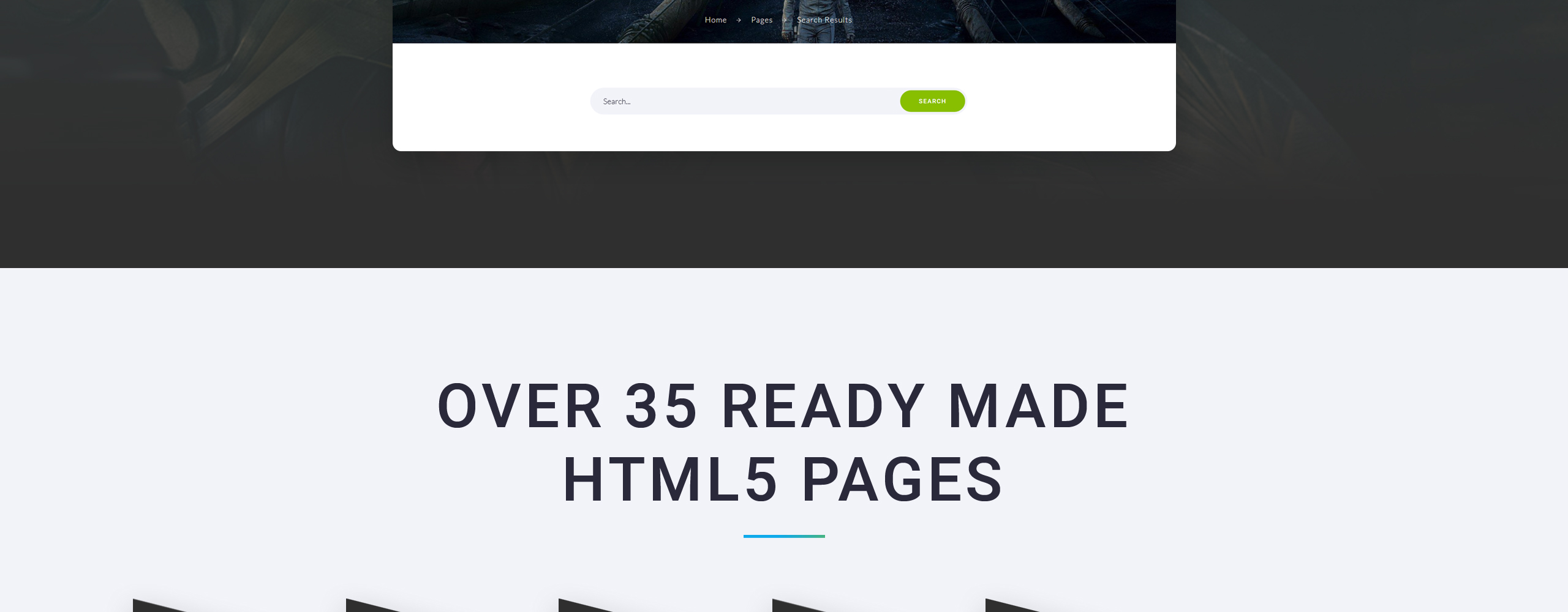 многостраничный html шаблон сайта