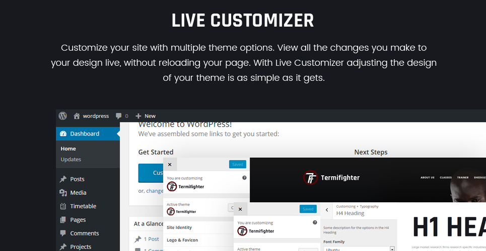 клуб боевых искусств отзывчивая тема wordpress