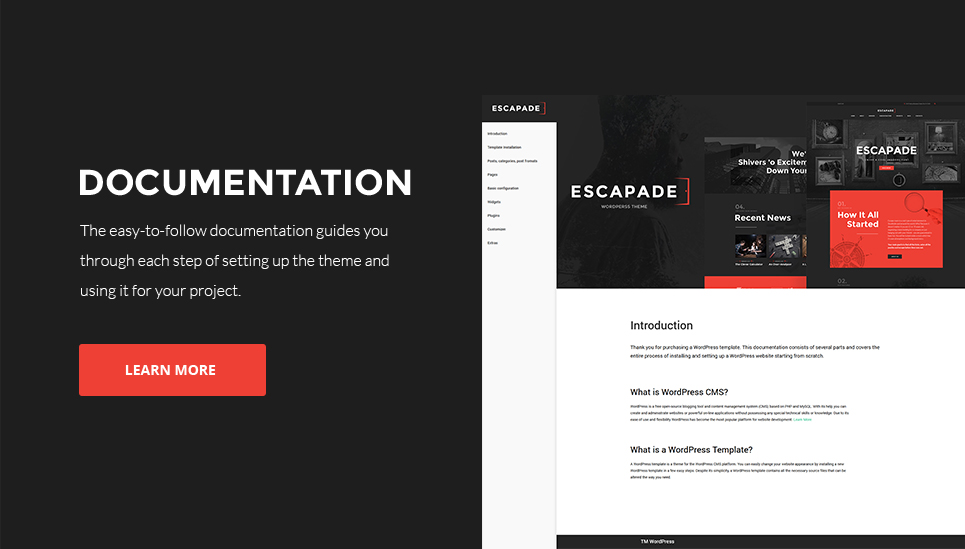 escape room отзывчивая тема wordpress
