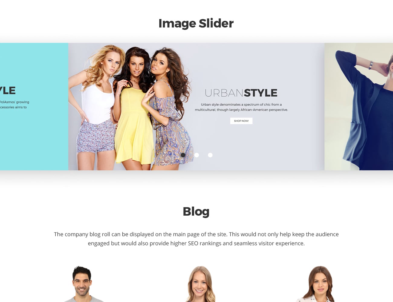 модный магазин magento theme