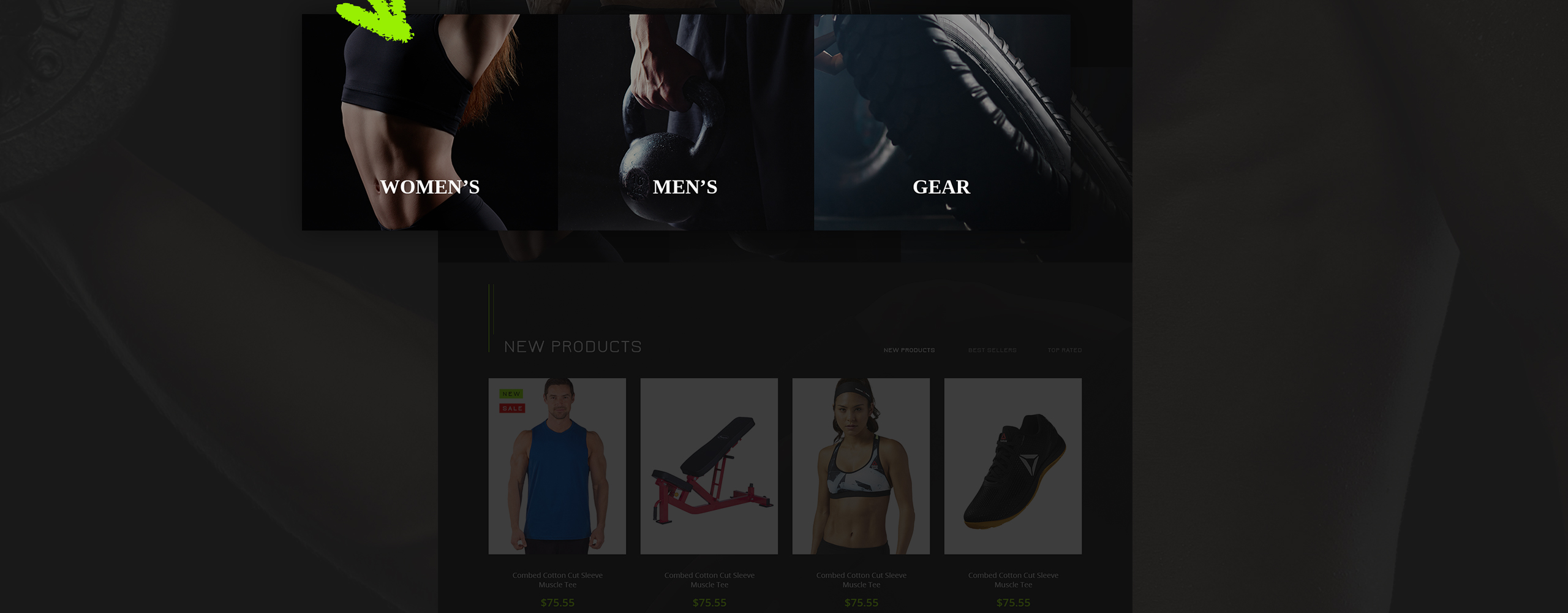 тема crossfitt store prestashop