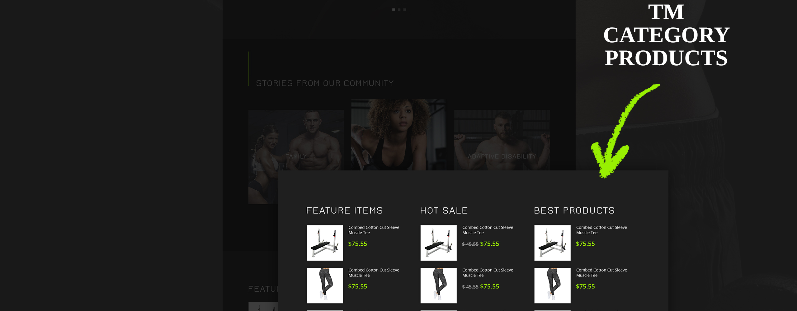 тема crossfitt store prestashop