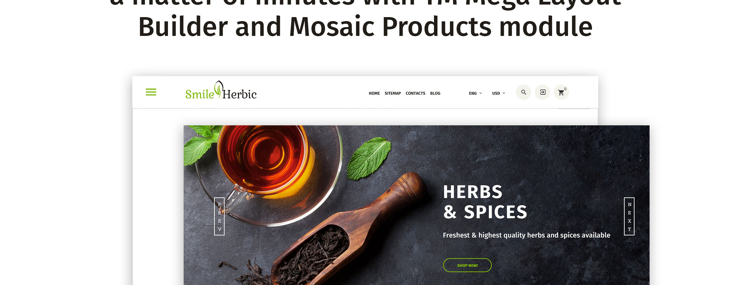 smileherbic prestashop тема