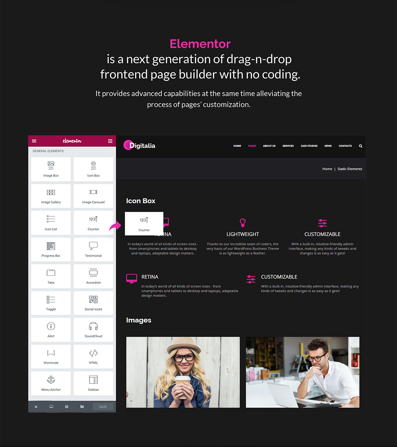 цифровое агентство wordpress тема