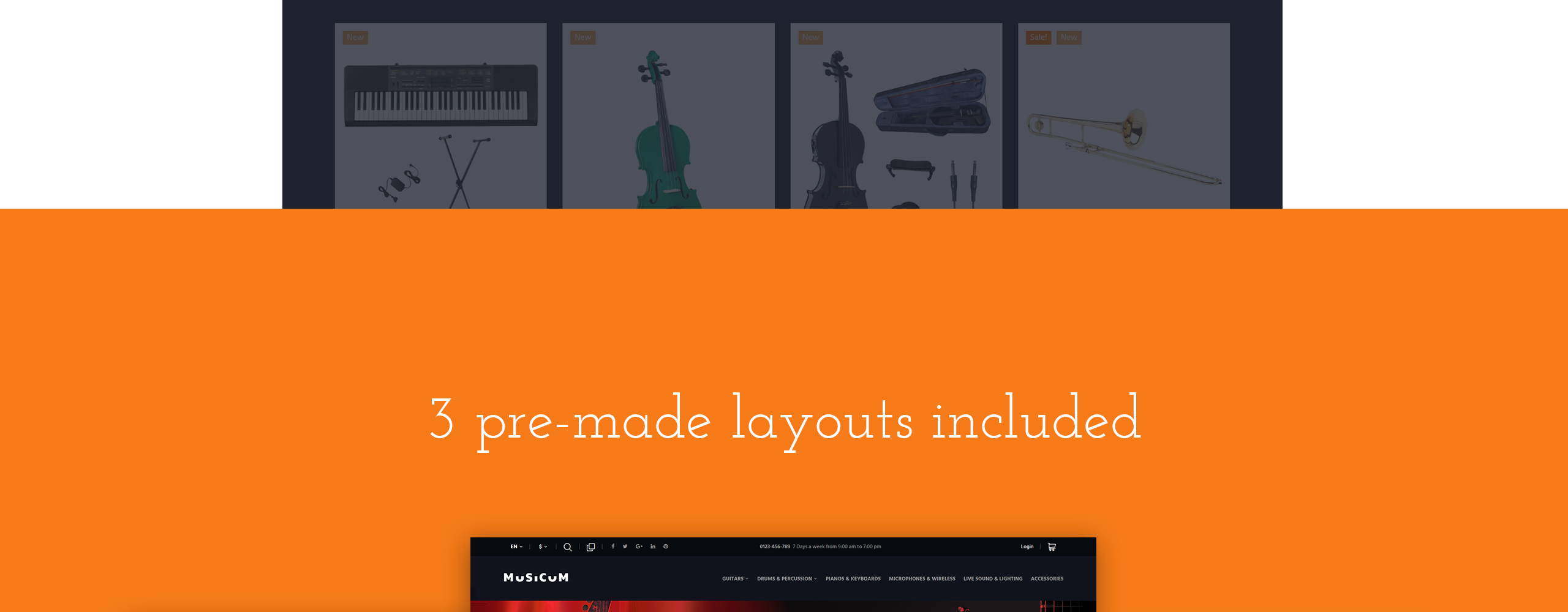 musicum prestashop тема