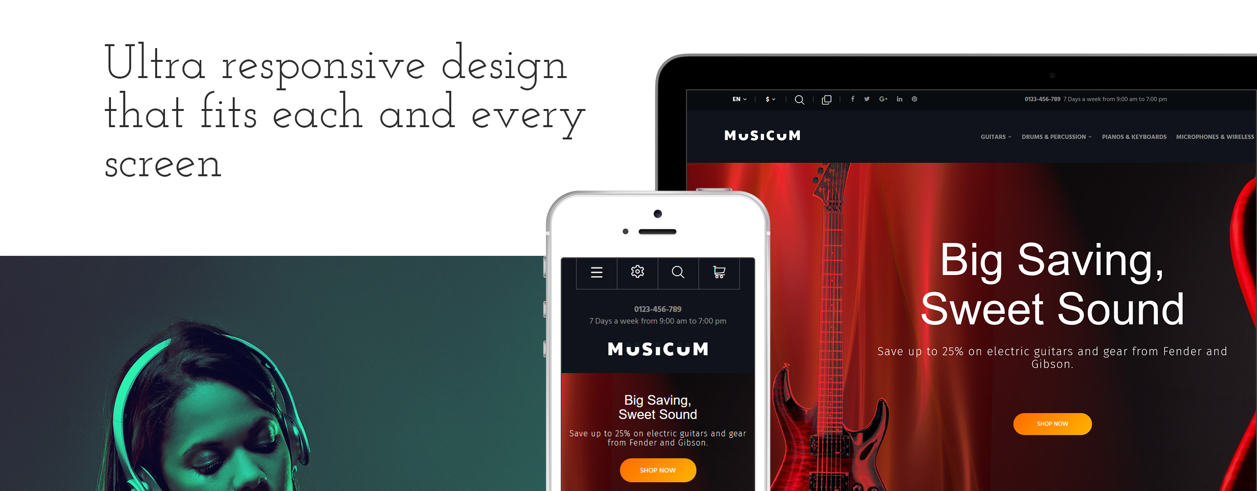 musicum prestashop тема
