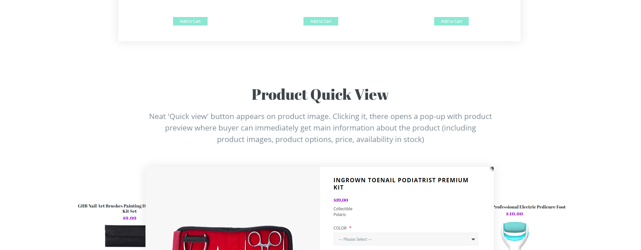 отзывчивый шаблон opencart для магазина косметики