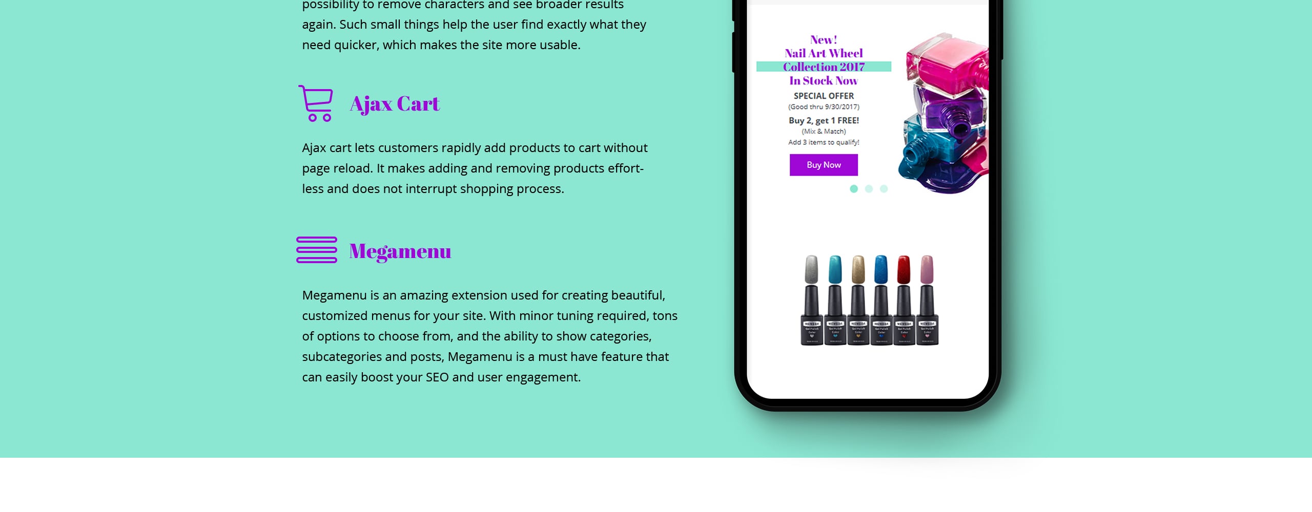 отзывчивый шаблон opencart для магазина косметики