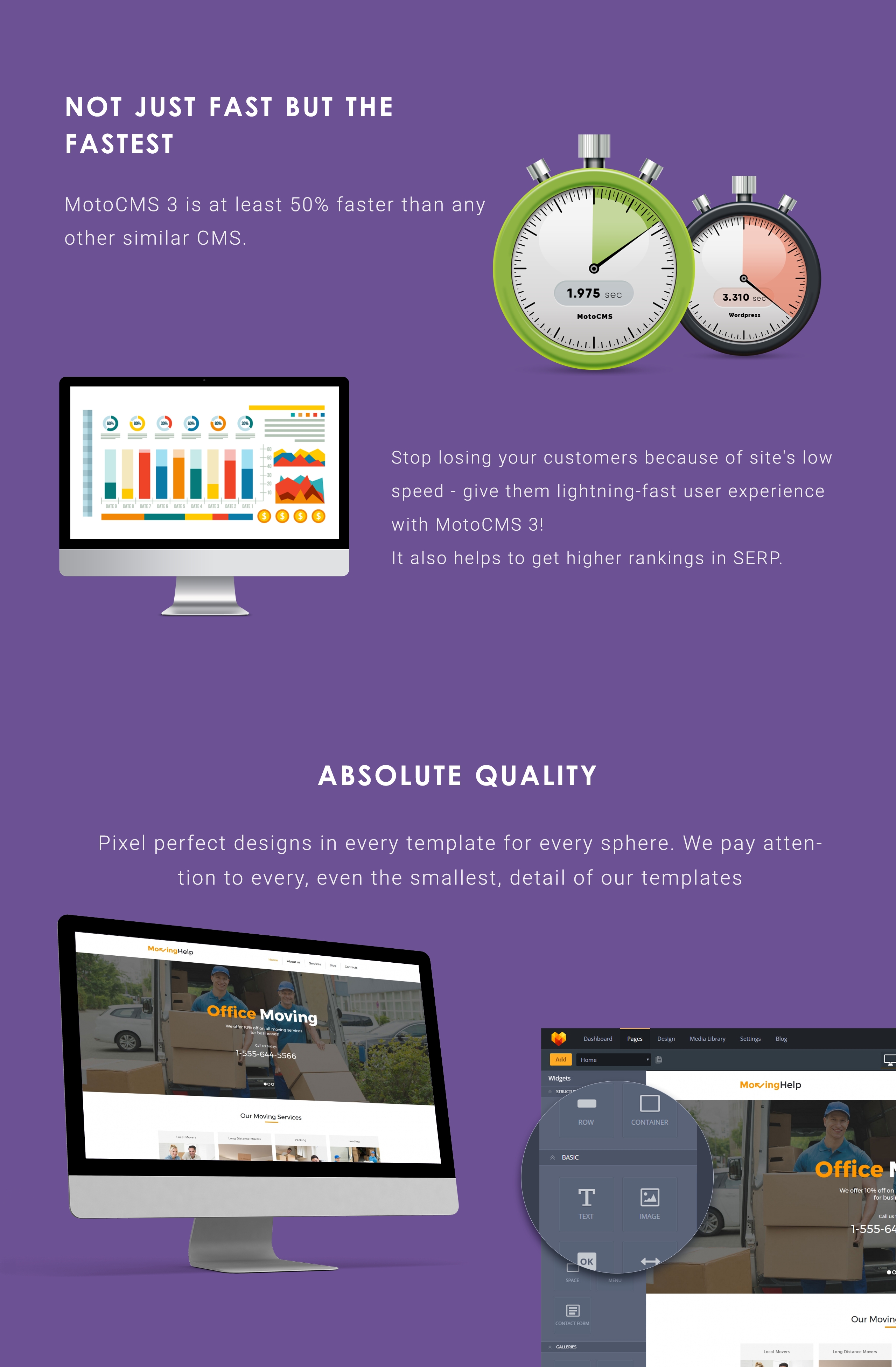 шаблон moving company moto cms 3