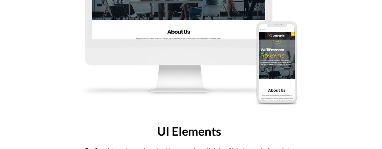 рекламное агентство чистый отзывчивый шаблон joomla