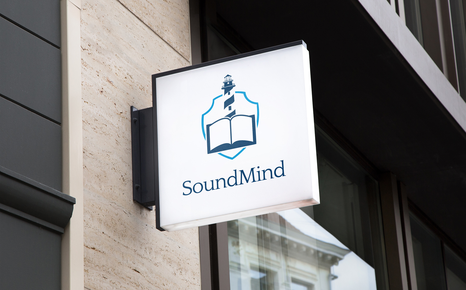 Download Шаблон логотипа "Sound Mind Logo Template" / Sound Mind Logo Template - Шаблон логотипа на тему графика 