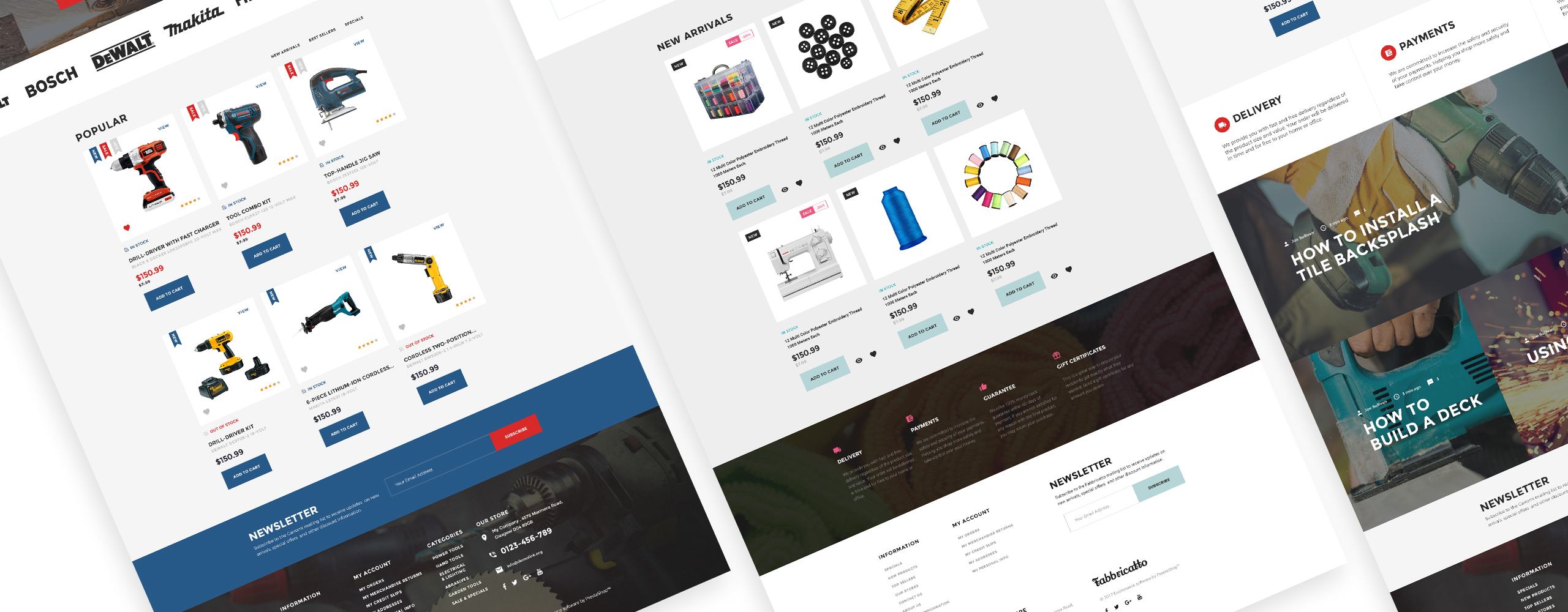тема fabbricatto prestashop