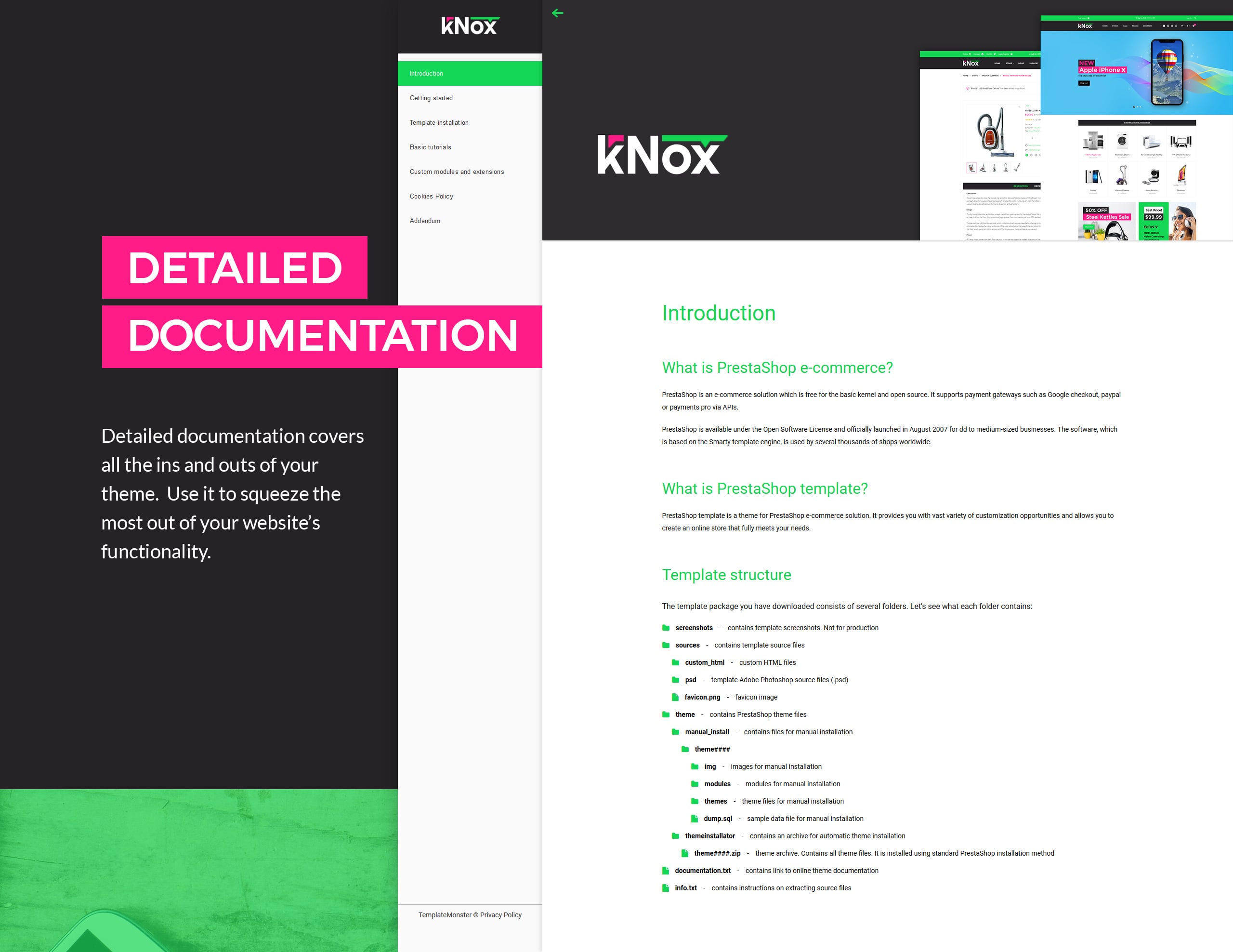 тема knox prestashop