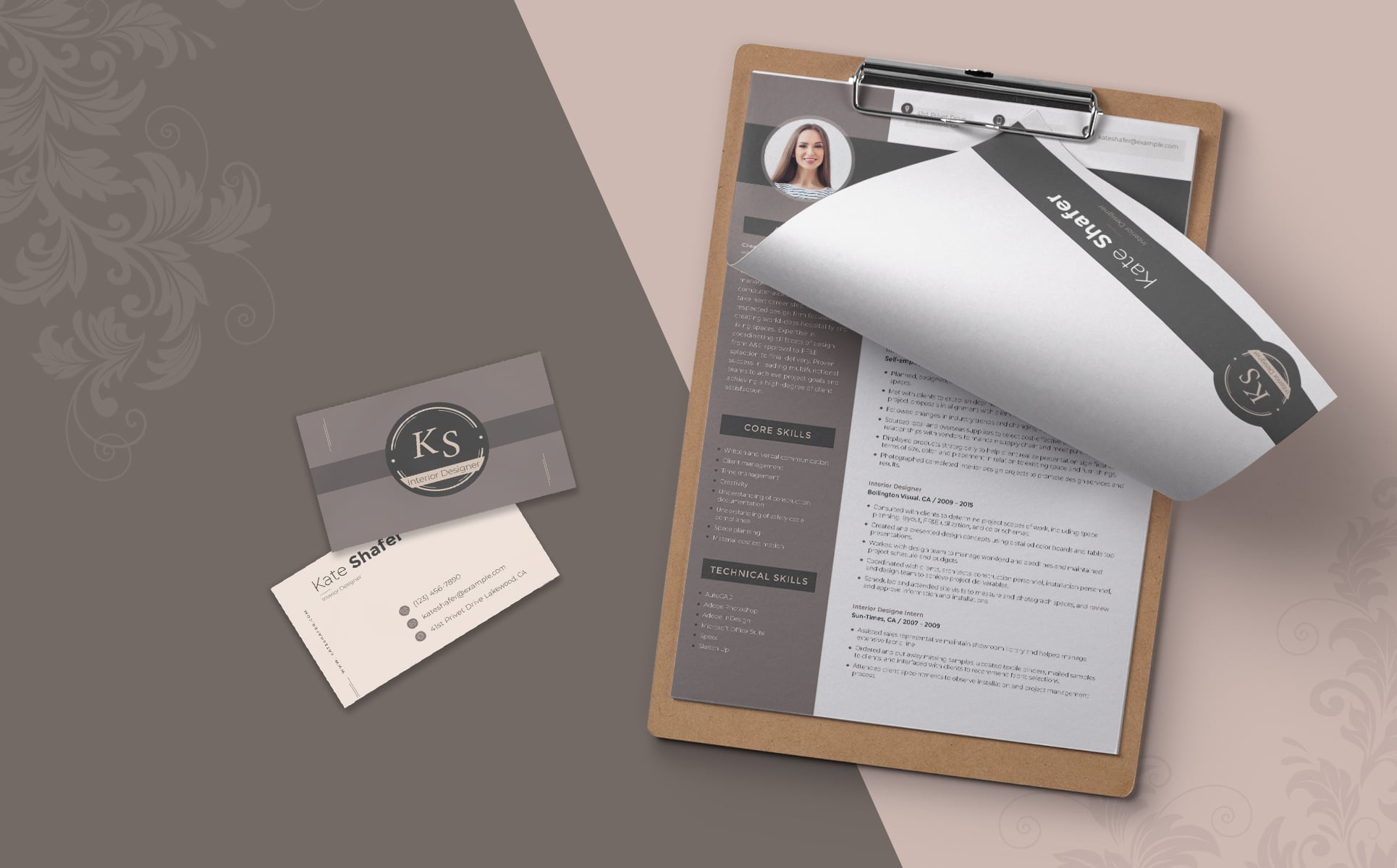 Download Резюме "Kate Shafer - Interior Designer Resume Template" / Kate Shafer - Interior Designer Resume Template - Резюме на тему графика 