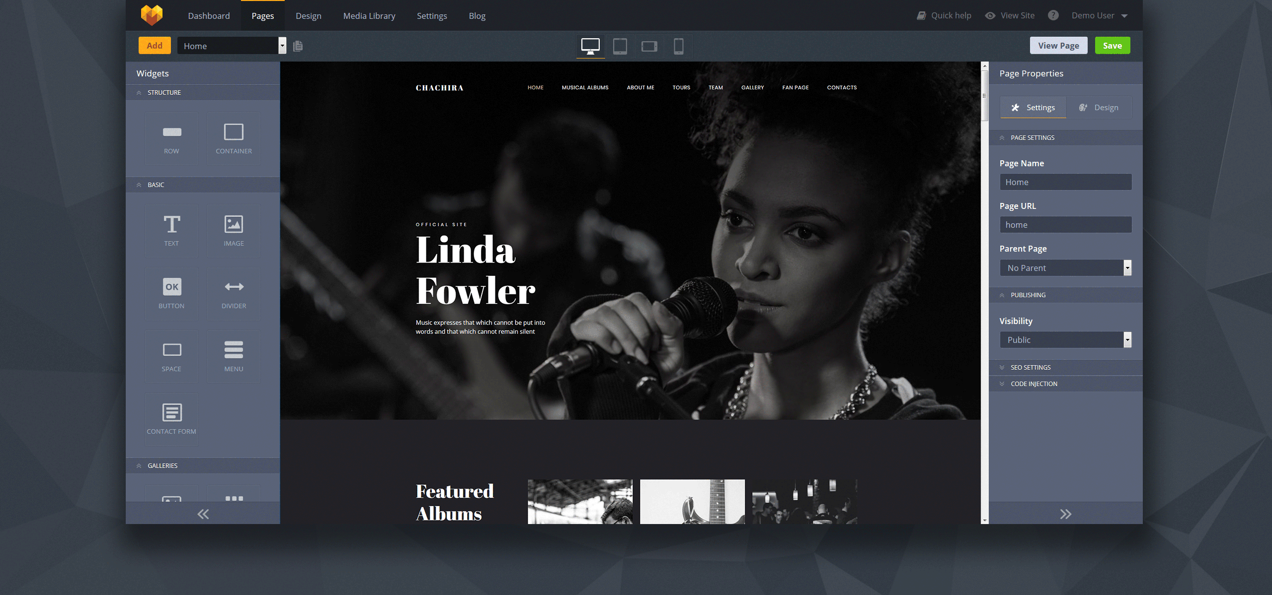 шаблон singer premium moto cms 3
